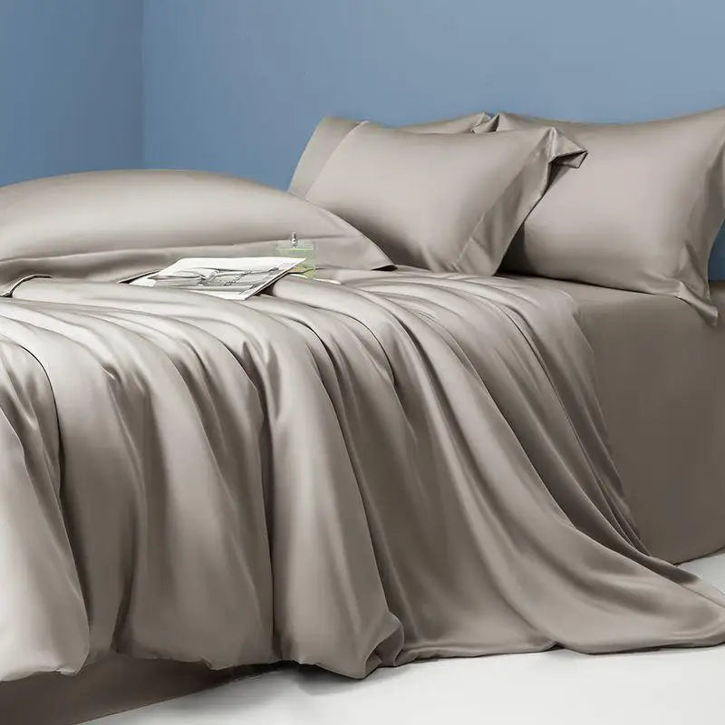 Parure de Lit Rafraîchissante en Lyocell d’Eucalyptus 600TC