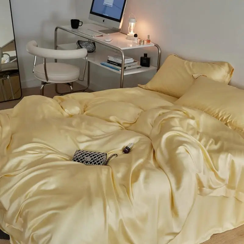 Parure de Lit Rafraîchissante en Lyocell d’Eucalyptus Premium