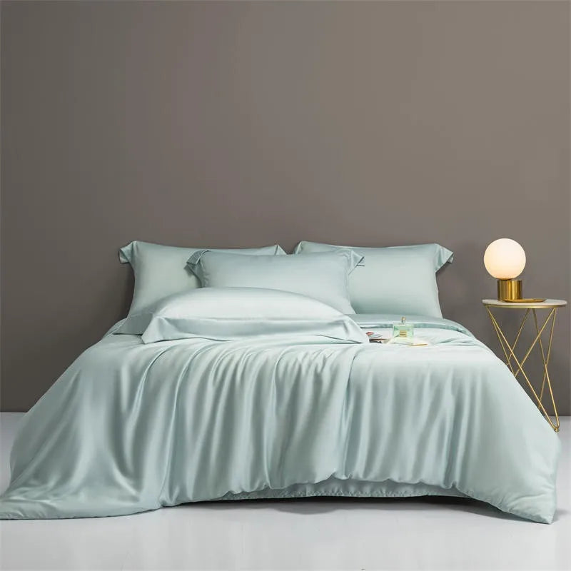 Parure de Lit Rafraîchissante en Lyocell d’Eucalyptus 600TC