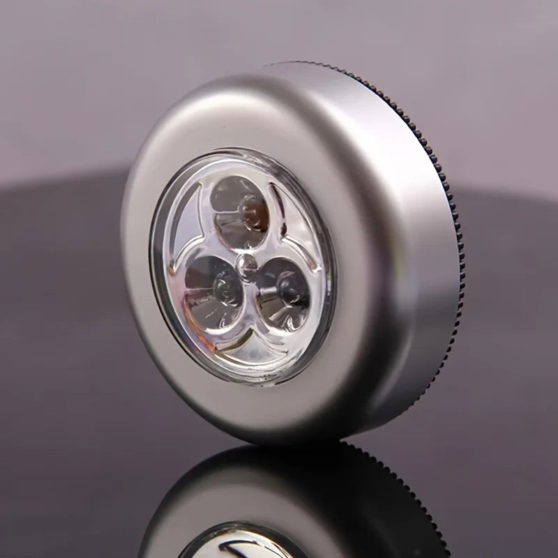 Lot de 10 Mini Lampes LED Autocollantes – Veilleuses à Pression