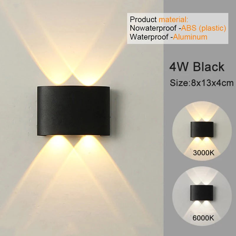 Applique Murale LED Moderne Haut-Bas