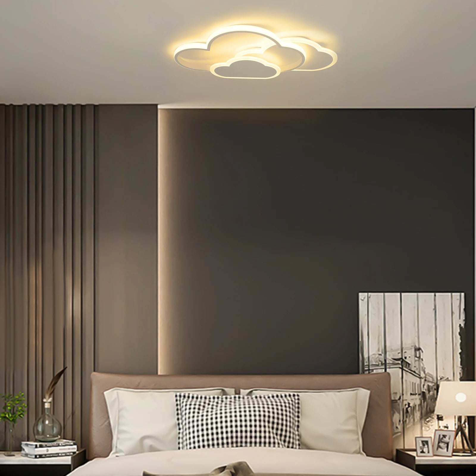 Plafonnier LED Nuage 52 cm – Design Moderne et Minimaliste