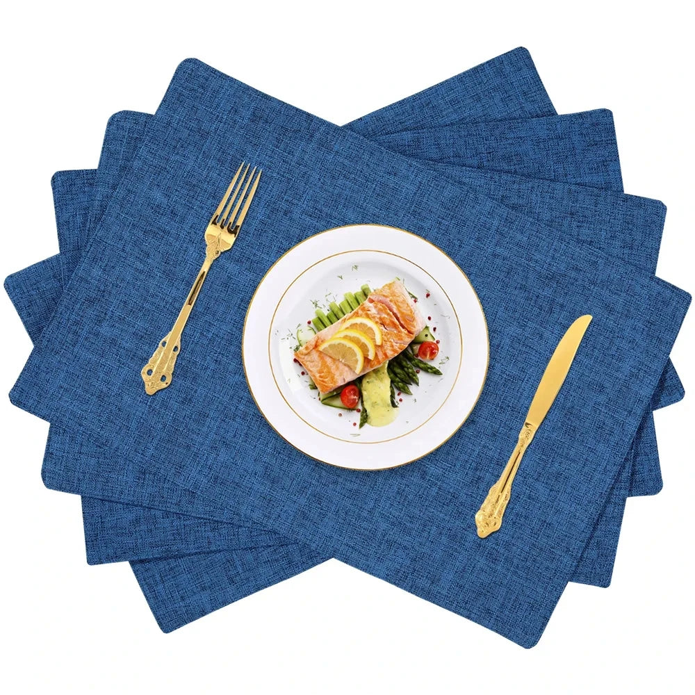 Set de Table Antidérapant Coton et Lin Kitinjoy