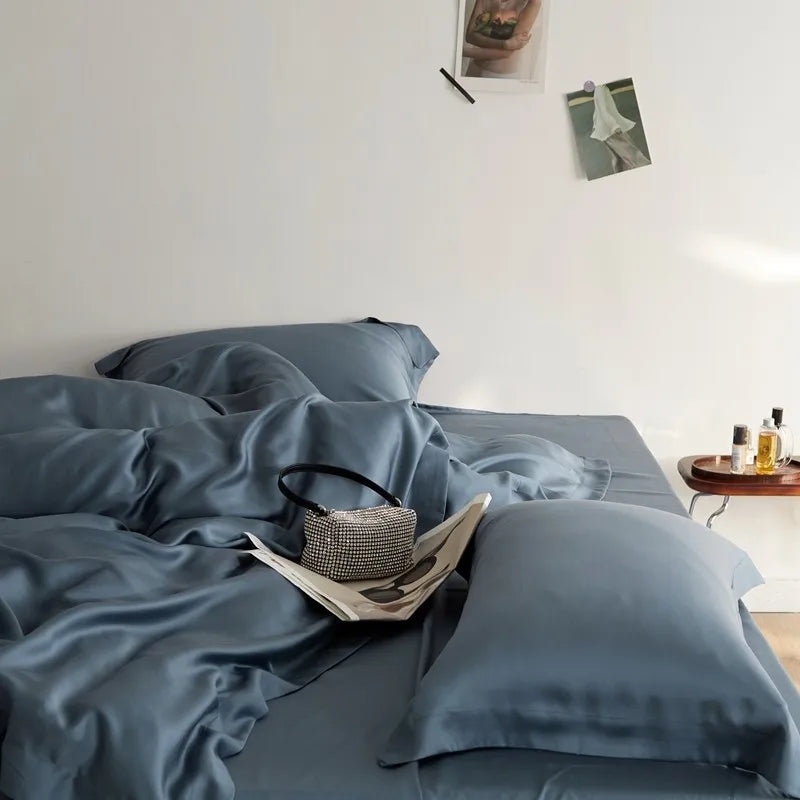 Parure de Lit Rafraîchissante en Lyocell d’Eucalyptus Premium