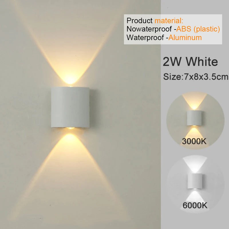 Applique Murale LED Moderne Haut-Bas