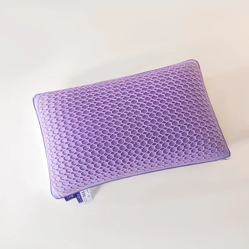 Oreiller Cervical en Pectine TPE et Plumes