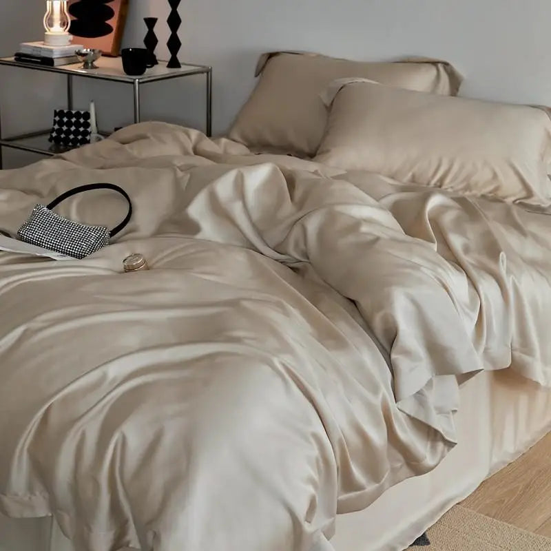 Parure de Lit Rafraîchissante en Lyocell d’Eucalyptus Premium