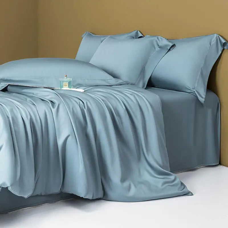 Parure de Lit Rafraîchissante en Lyocell d’Eucalyptus 600TC