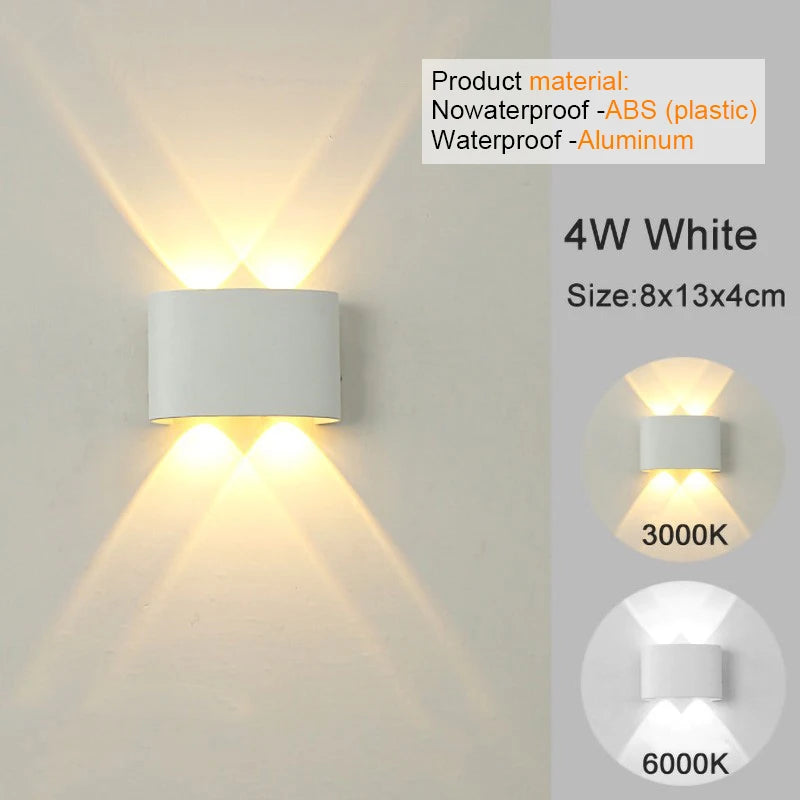 Applique Murale LED Moderne Haut-Bas