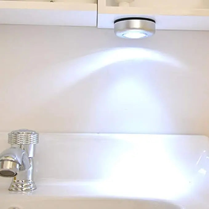 Lot de 10 Mini Lampes LED Autocollantes – Veilleuses à Pression