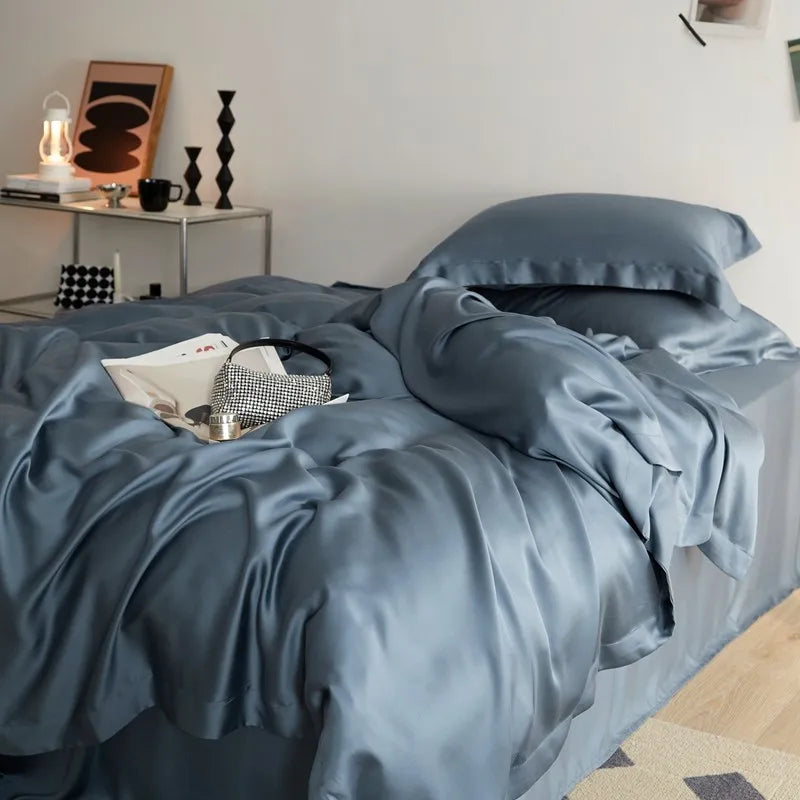 Parure de Lit Rafraîchissante en Lyocell d’Eucalyptus Premium