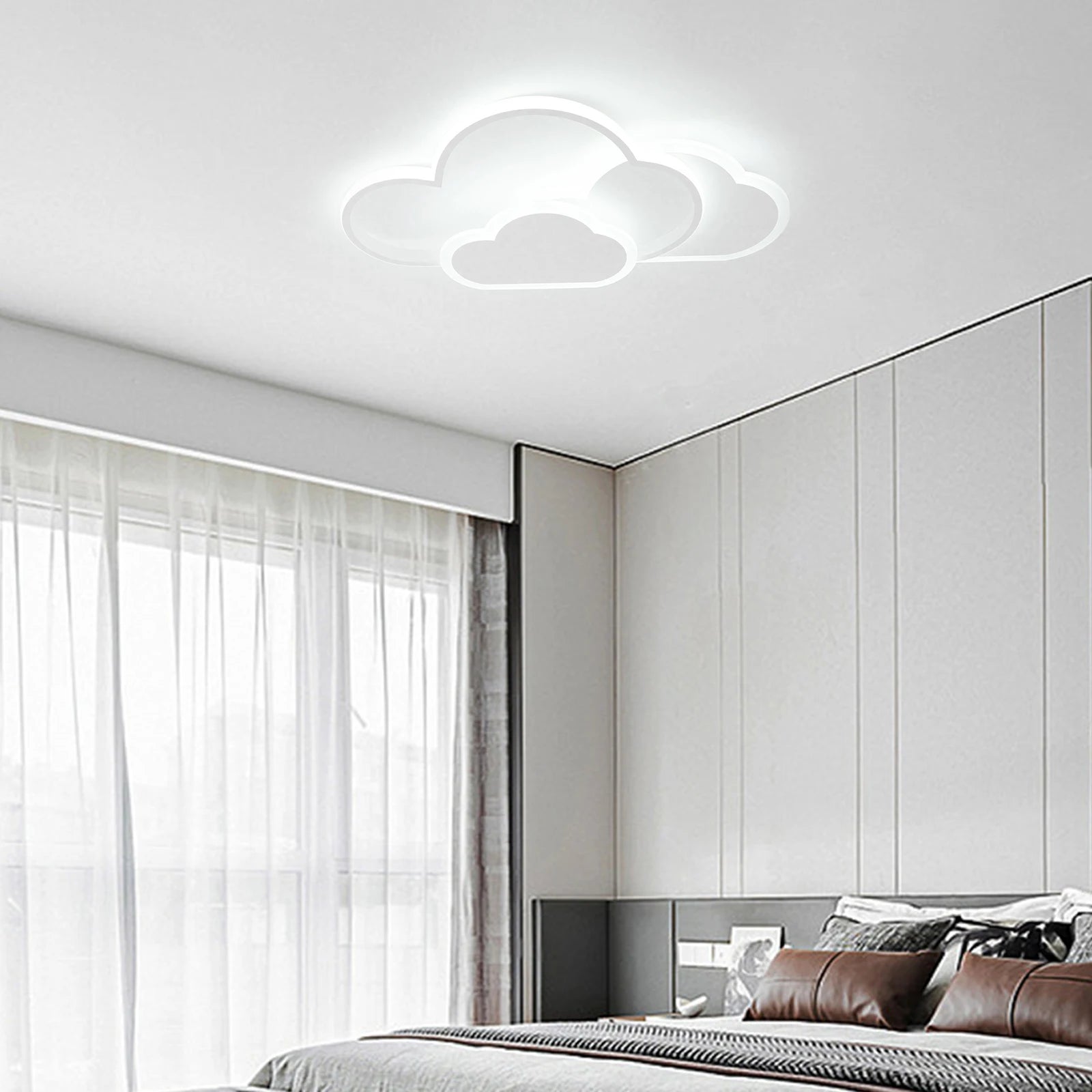 Plafonnier LED Nuage 52 cm – Design Moderne et Minimaliste