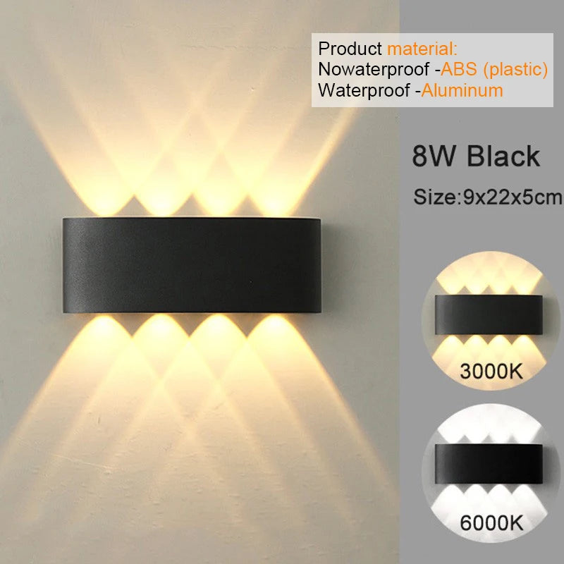 Applique Murale LED Moderne Haut-Bas