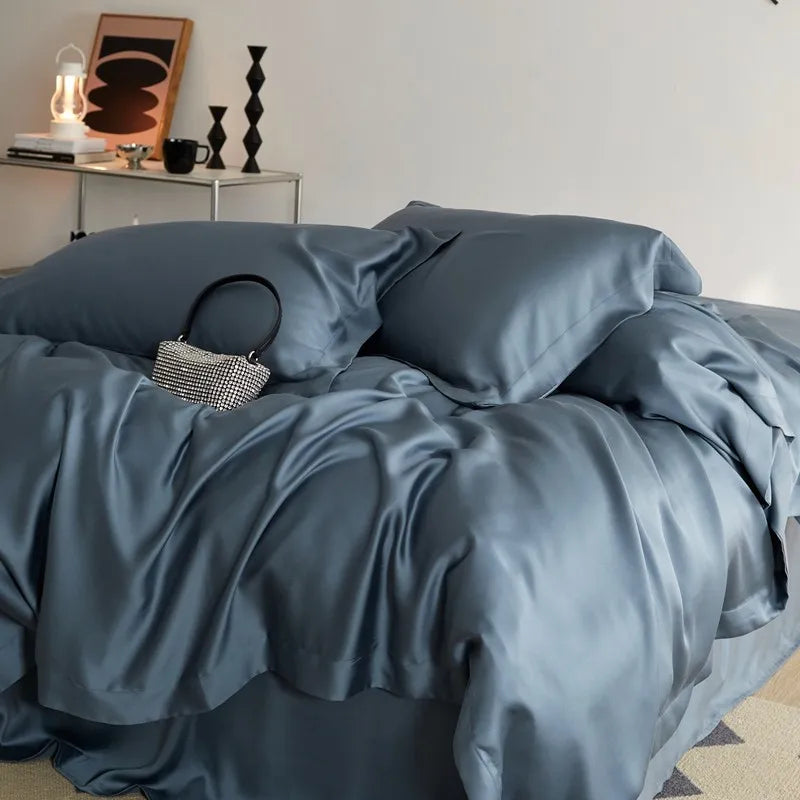Parure de Lit Rafraîchissante en Lyocell d’Eucalyptus Premium