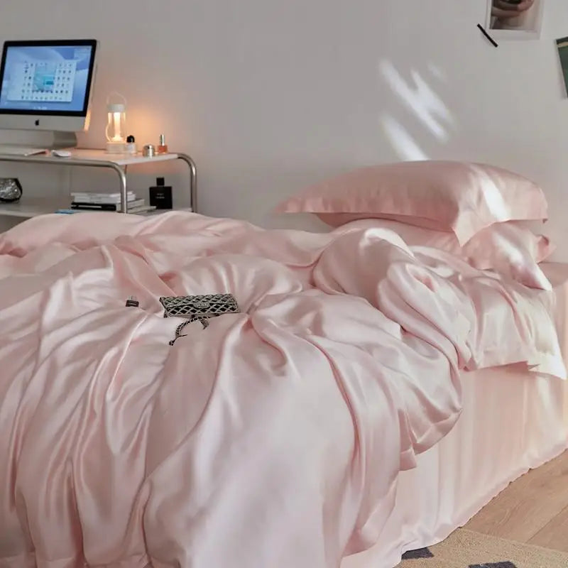 Parure de Lit Rafraîchissante en Lyocell d’Eucalyptus Premium
