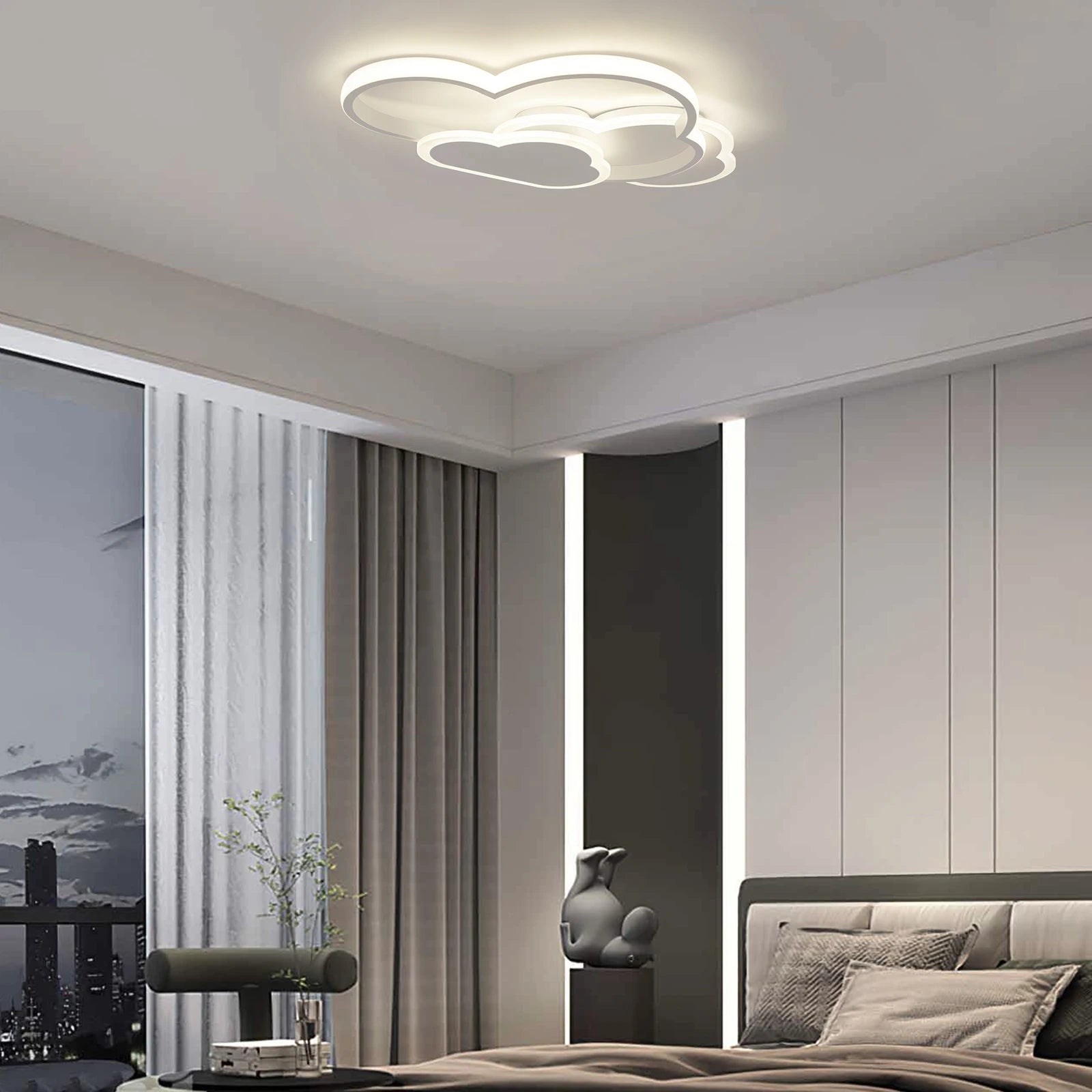 Plafonnier LED Nuage 52 cm – Design Moderne et Minimaliste