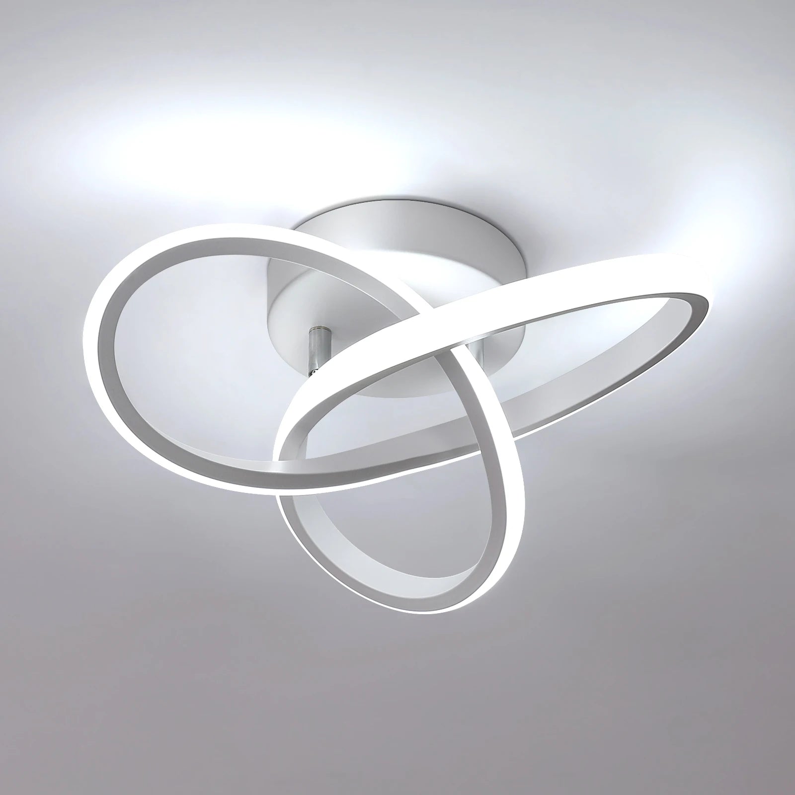 Plafonnier LED en Spirale – Lumière Blanche 22W