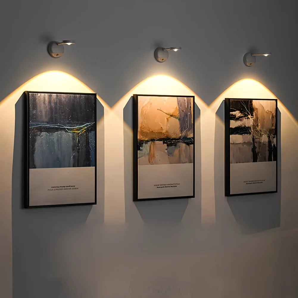 Lot de 10 Mini Lampes LED Autocollantes – Veilleuses à Pression