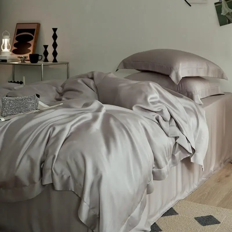 Parure de Lit Rafraîchissante en Lyocell d’Eucalyptus Premium