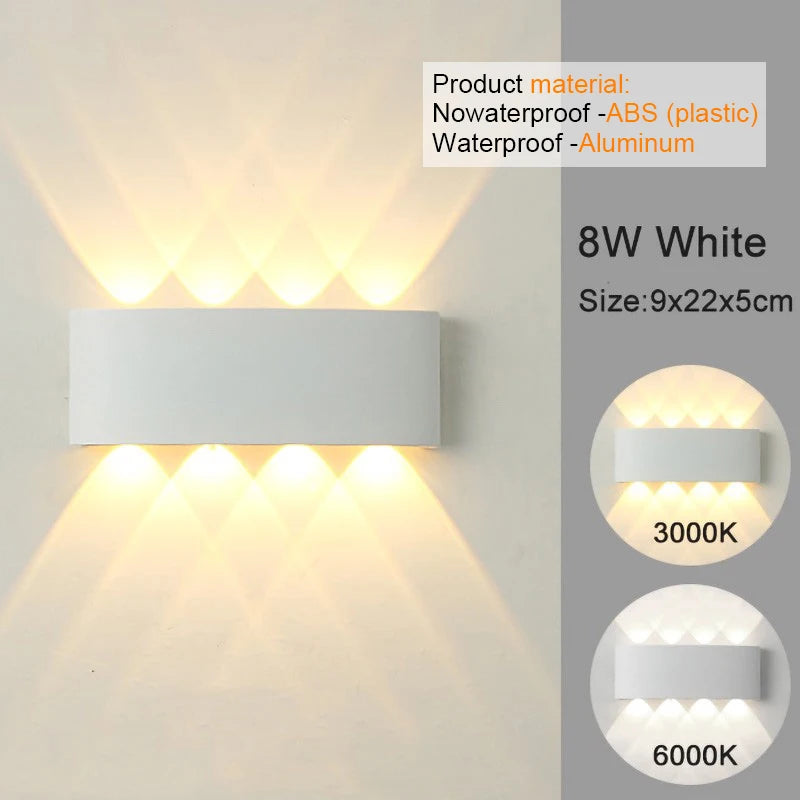 Applique Murale LED Moderne Haut-Bas