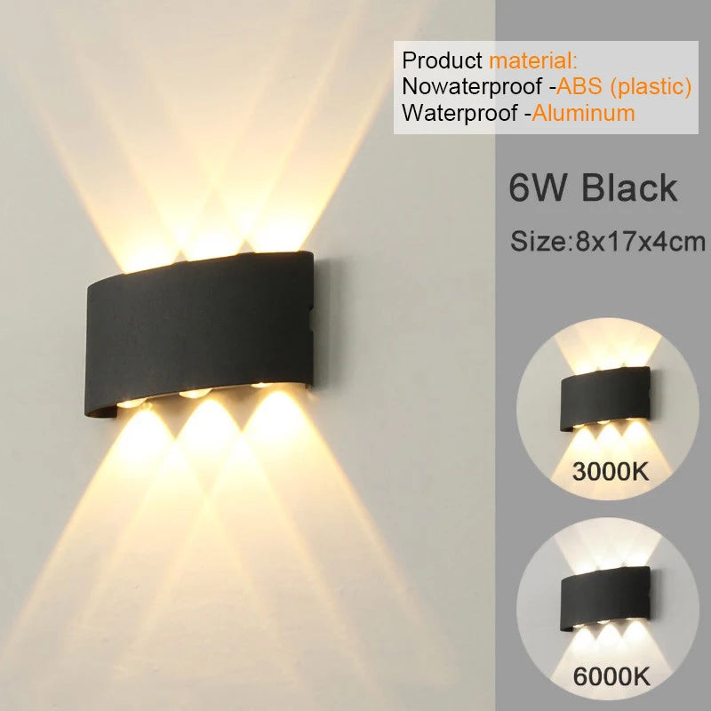 Applique Murale LED Moderne Haut-Bas