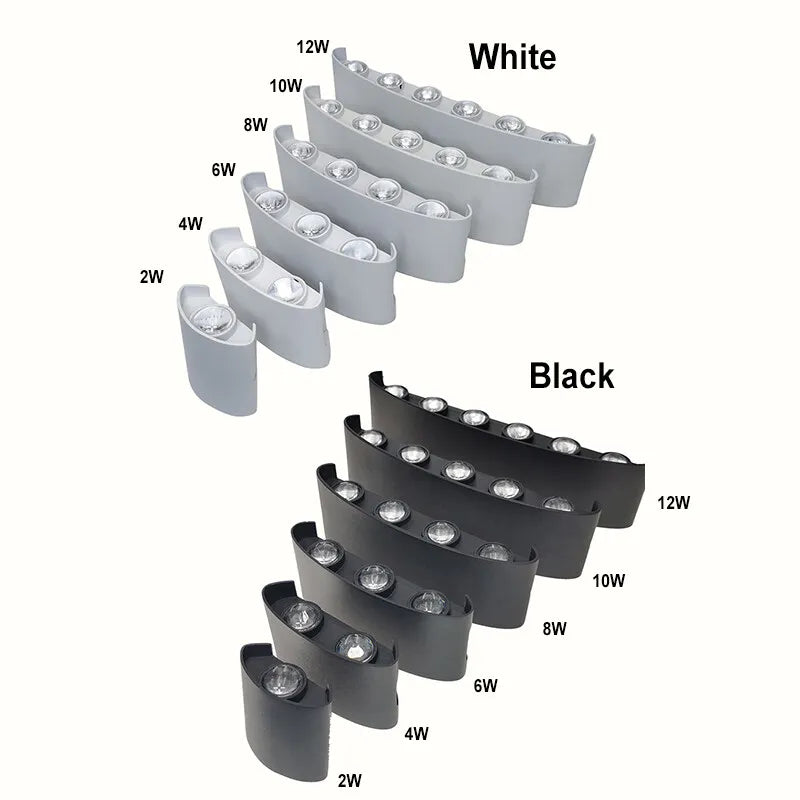 Applique Murale LED Moderne Haut-Bas