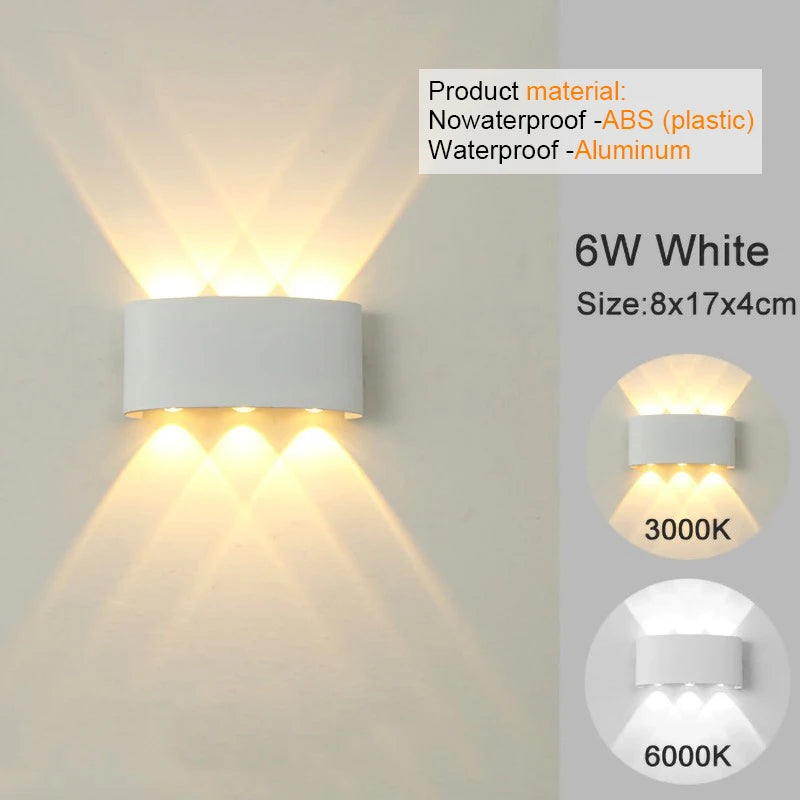 Applique Murale LED Moderne Haut-Bas