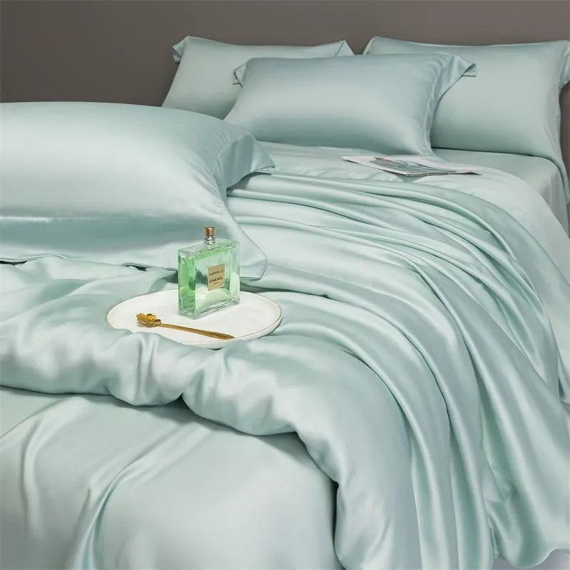 Parure de Lit Rafraîchissante en Lyocell d’Eucalyptus 600TC