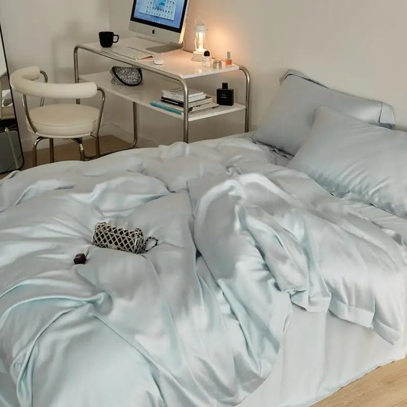 Parure de Lit Rafraîchissante en Lyocell d’Eucalyptus Premium
